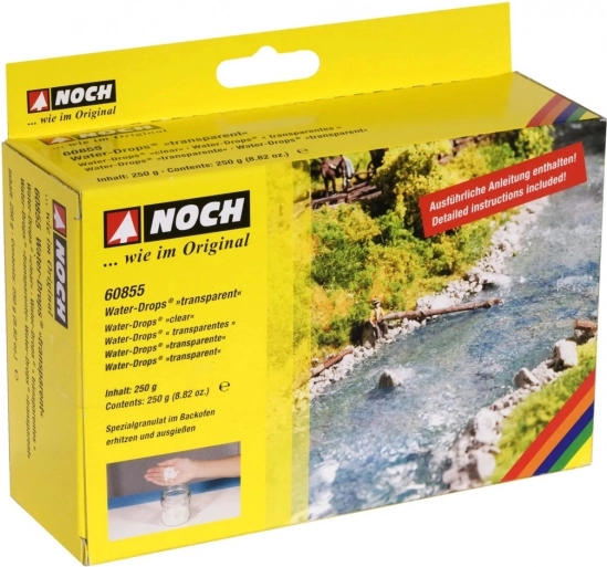 Modelvand transparent Noch Water-Drops