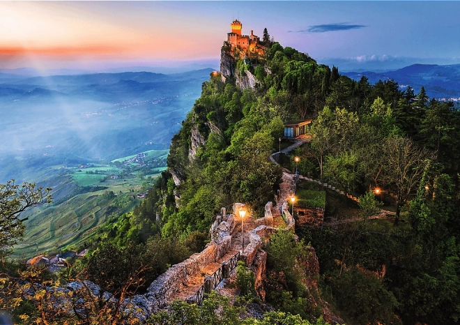 Trefl puslespil Premium Plus Photo Odyssey: Sti, San Marino 1000 brikker