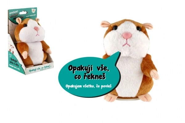 Talende plysbamse hamster Mirek