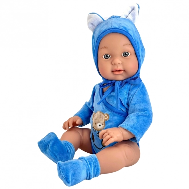 Woopie kongelig dukke baby i bjørnedragt 46 cm