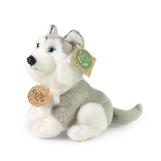 Plys hund husky 16 cm MILJØVENLIG