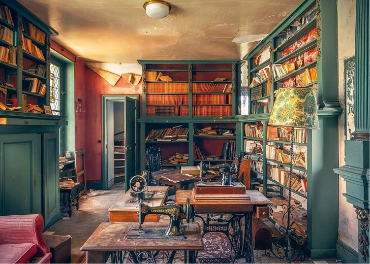 Ravensburger puslespil Glemte steder: musikbibliotek 1000 brikker