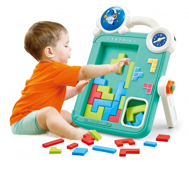 Dobbelt-sidet tegnetavle og Tetris spil 2i1