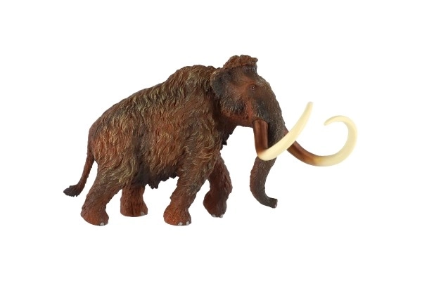 Uldhåret mammut i plastik 18cm i pose