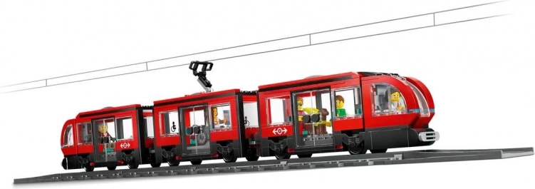 Realistisk sporvogn med tovejskontrol