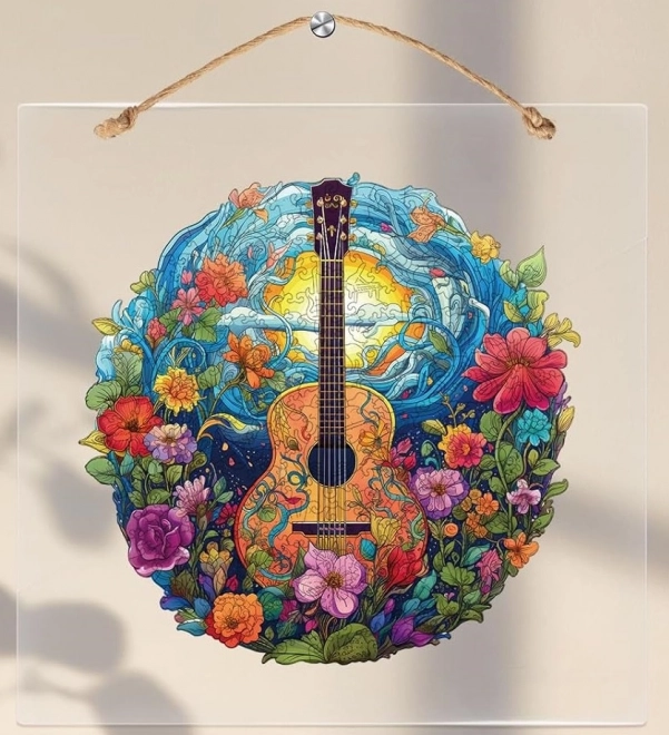 Træpuslespil Guitar 200 brikker