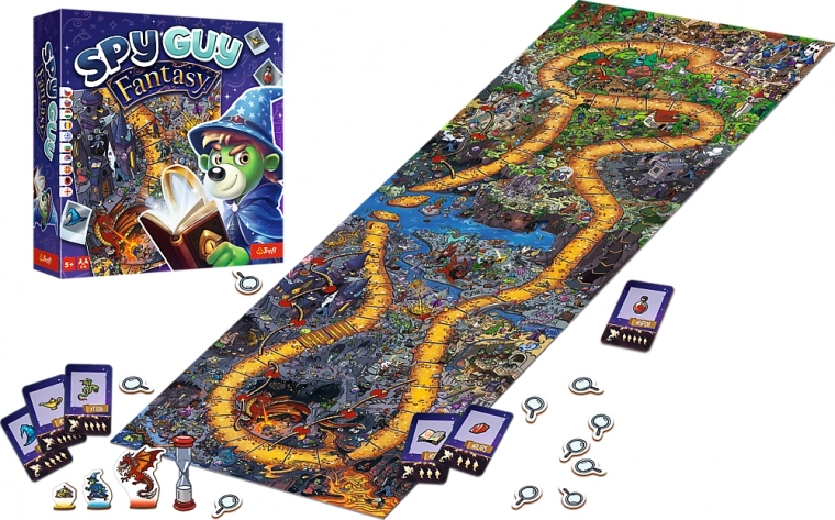 spy guy fantasy kooperativt familiespil trefl