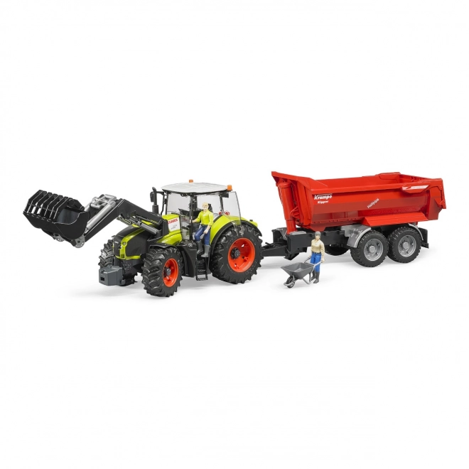 Bruder Traktor CLAAS Axion 950 med frontlæsser
