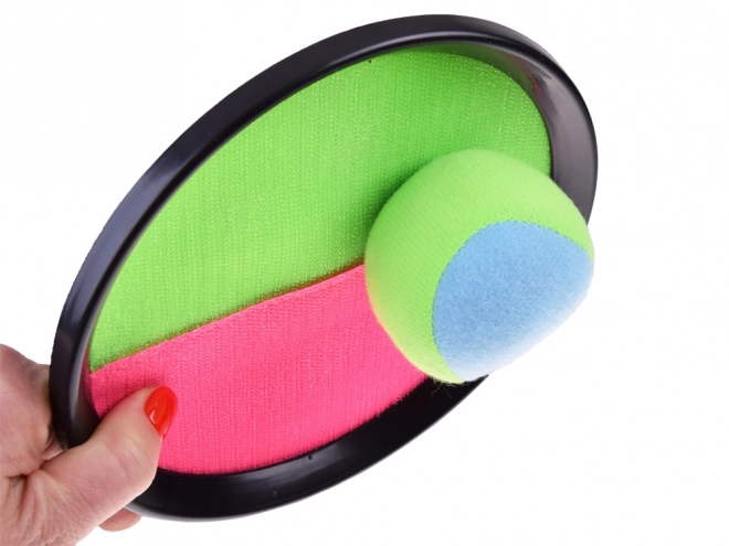 Spil med velcro-gribepinde og bolde