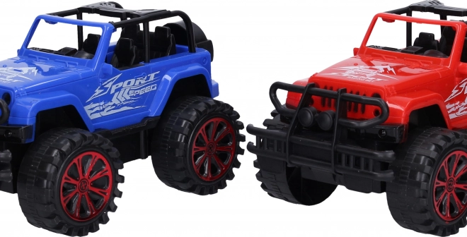 Terrængående bil 22 cm med friktionsmotor