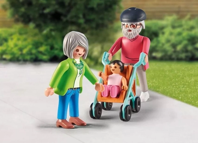 Figurer PLAYMOBIL Mit Liv Bedsteforældre med Barnebarn