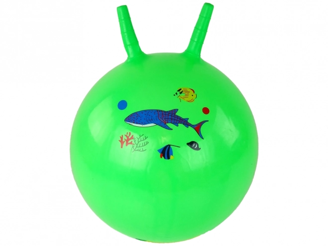 Hoppebold 45 cm grøn