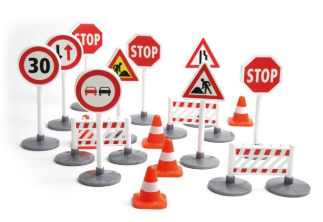 17 realistiske trafikskilte
