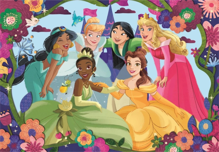 Børnepuslespil Disney-prinsesser – 30 brikker