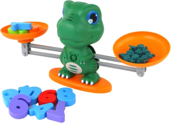 Balancevægt, der lærer balance og tal