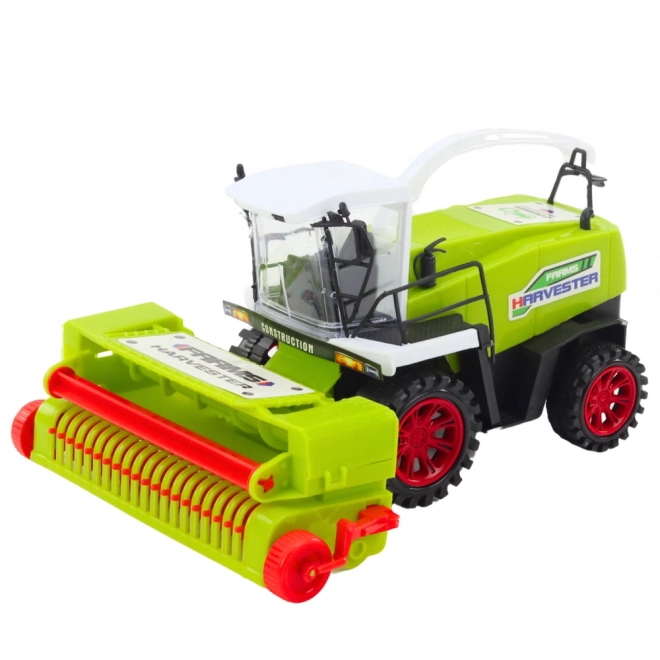 Grøn landbrugsmaskine legetøj traktor med motor