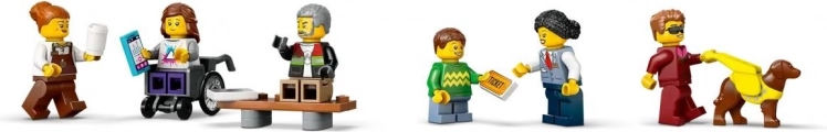 6 minifigurer til varierede historier