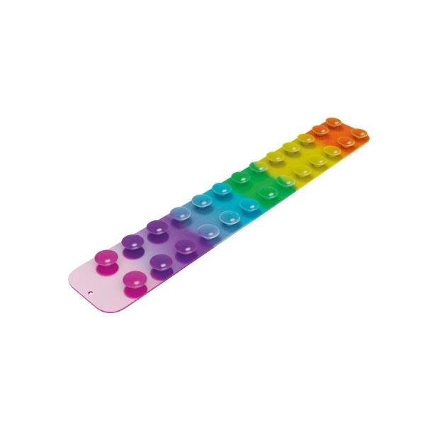 Squido pop/Sugeskåle antistress silikone 26cm farvemix