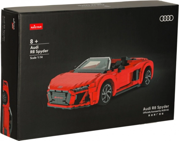 Byggesæt Bil RC 1:14 Audi R8 Spyder 1440 dele
