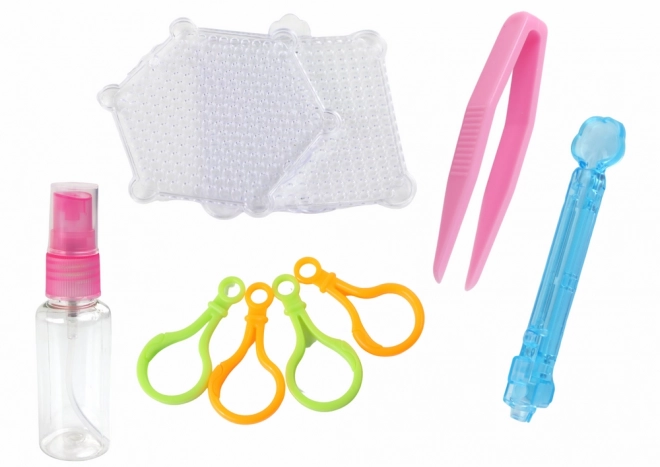 Sæt med vandperler DIY Magic Beads 8 farver Byggekile