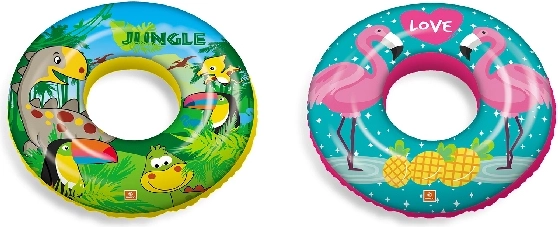Unikt design med flamingoer og jungle