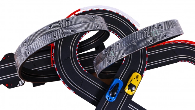Børne racerbanesæt med loops og belysning