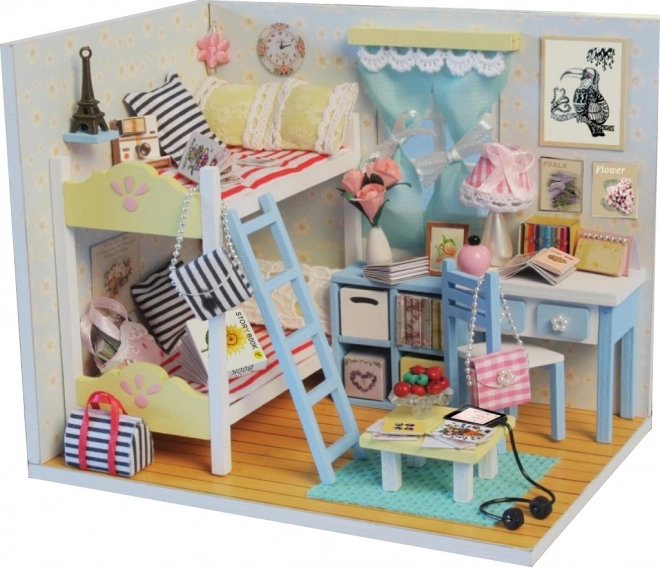 Mødret hjemkomst til barndomens miniature huse