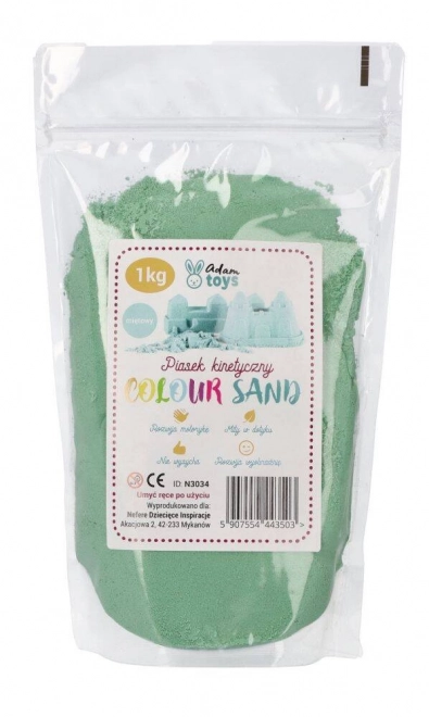 Kinetisk sand ColourSand mint 1 kg