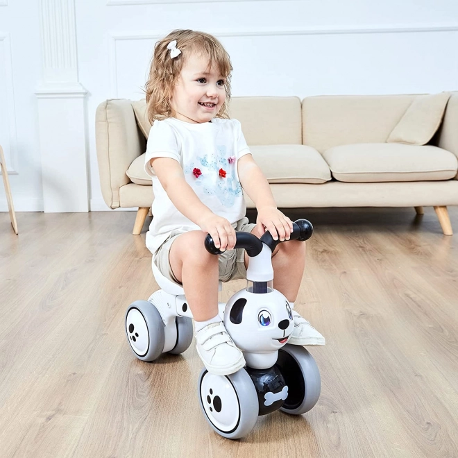 ECOTOYS Løbecykel Hund hvid