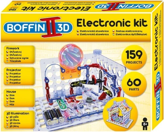 Boffin II 3D – elektronisk byggesæt med 3D-effekter og projekter