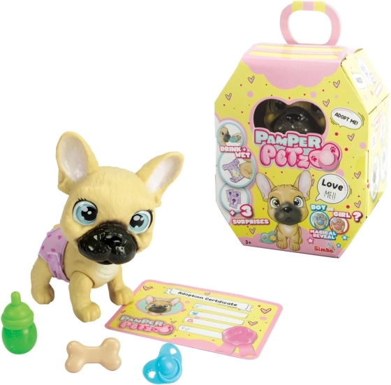 Figur – Pamper Petz hundehvalp fransk bulldog