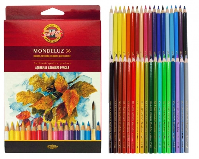 KOH-I-NOOR Akvarel farveblyanter Mondeluz 3719 - 36 stk
