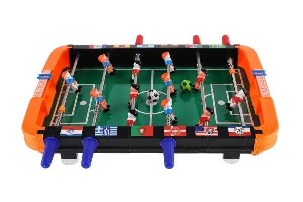 Fodbold/Bordfodbold plast/metal familiespil i kasse 37x34,5x6cm