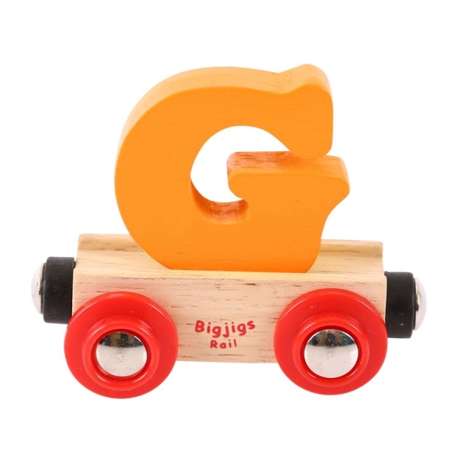 Bigjigs Rail trævogn - bogstav G