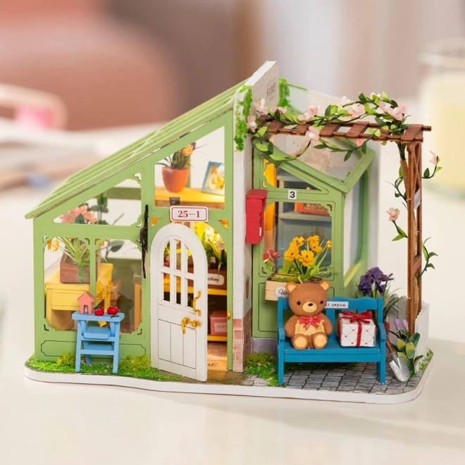 Forårsblomster - DIY Miniaturedukkehus