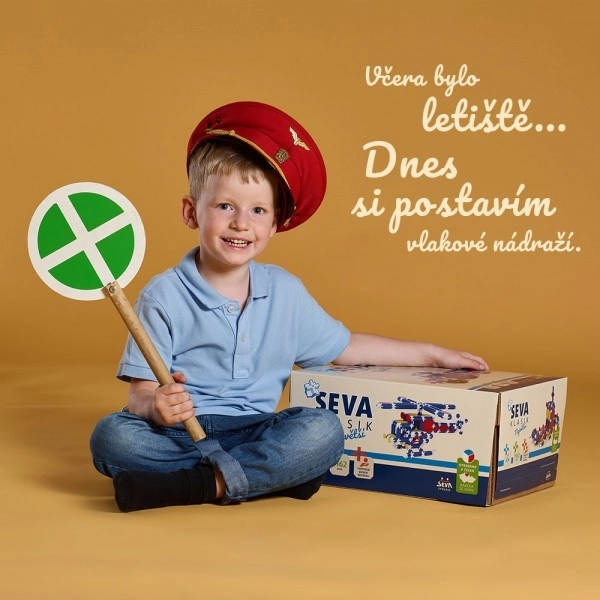 Byggesæt SEVA KLASIK – Største, 1162 dele