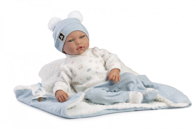 Guca 885 ADRI - realistisk babydukke med blød stofkrop - 38 cm