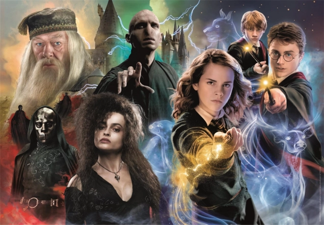 puslespil 104 brikker harry potter – clementoni