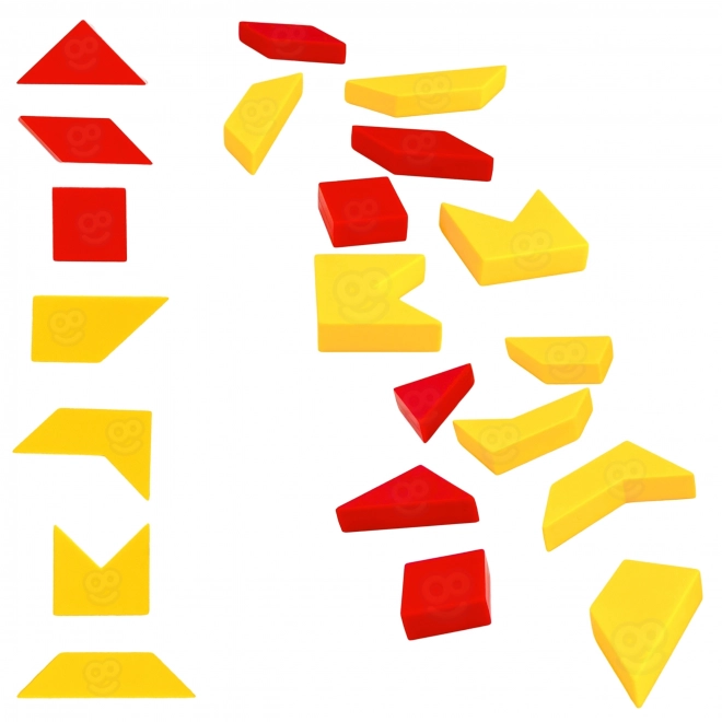 Tangram Logisk Spil til Lommen fra WOOPIE