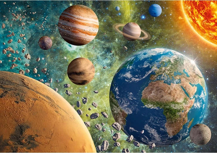 Cherry Pazzi puslespil Planet Jorden i galaksen 2000 brikker