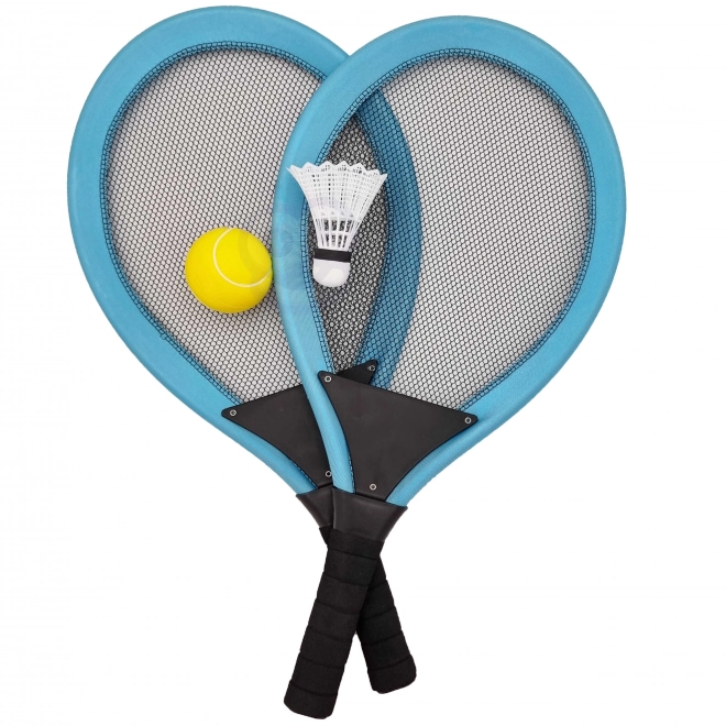 børne sportssæt med ketchere til tennis og badminton Woopie