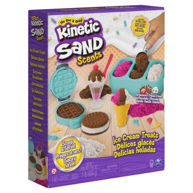 Kinetisk sand velduftende isvafler