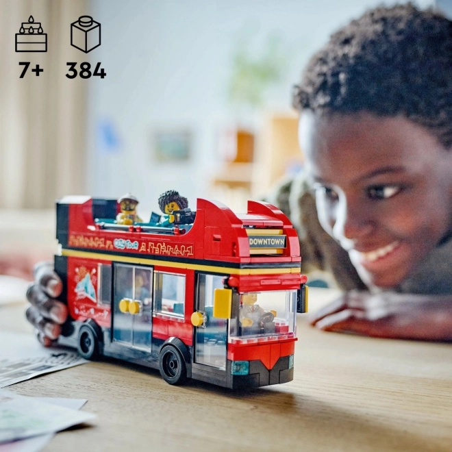LEGO City 60407 Rød dobbeltdækker sightseeingsbus
