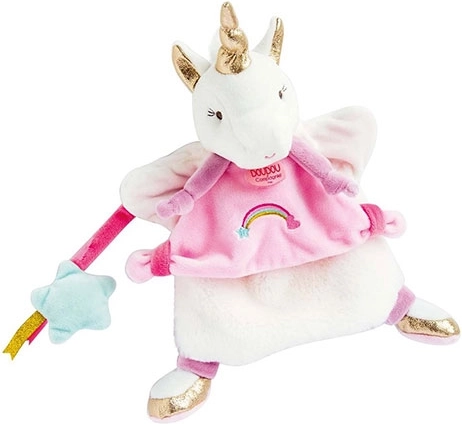 Doudou plysbamsedukke Enhjørning