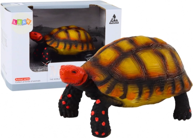 Samlerfigur skildpadde – brun‑sort