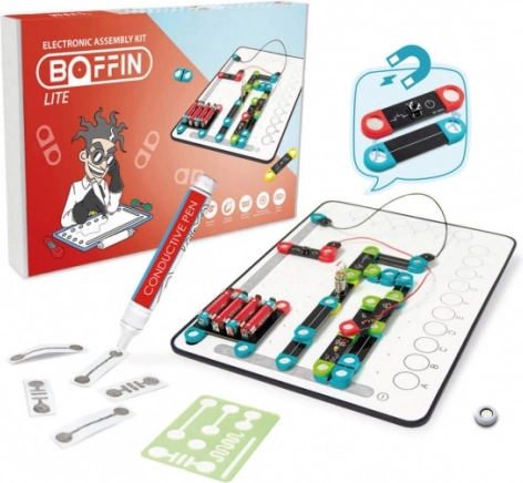 boffin magnetic lite – magnetisk elektronisk byggesæt med ledende tusch