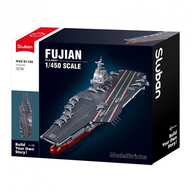 Model Sluban Hangarskib Fujian