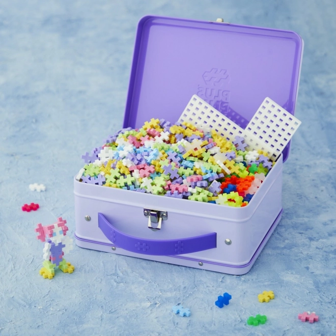 Klodser Plus-Plus mini pastel kuffert 600 stk