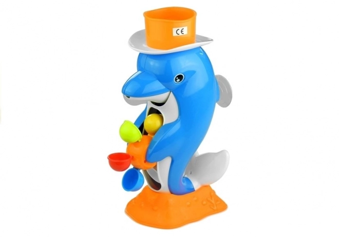 Legetøj til badet med fontæne Dolphin Reels