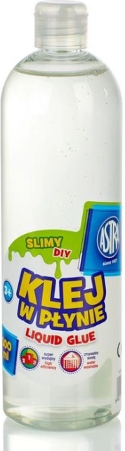 Flydende lim til papir og slim ASTRA SLIMY 500 ml